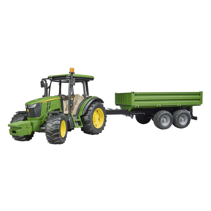 ギャラリービューアに画像をロードする, Bruder john deere tractor 5115 m met aanhanger 1:16