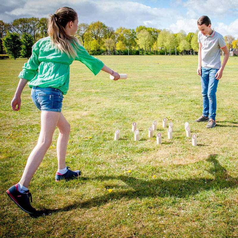 Load image into Gallery viewer, Kubb number original rubber hout