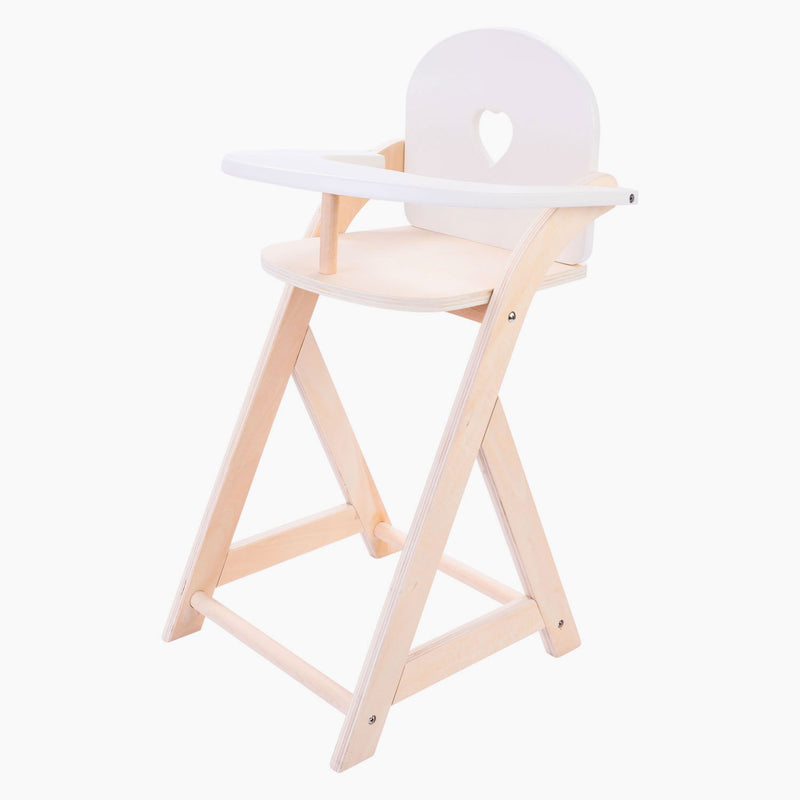 Chargez l'image dans la visionneuse de la galerie, Angel toys poppenstoel grijs wit – houten poppenkinderstoel met kussentje – poppenstoel voor rollenspel – geschikt voor alle poppen – engelhart