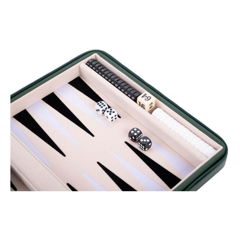 Laden Sie das Bild in Galerie -Viewer, Backgammon reisspel met rits - groen