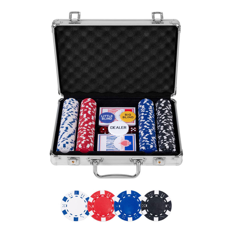 Laden Sie das Bild in Galerie -Viewer, Pokerset in zilveren koffer - 200 chips
