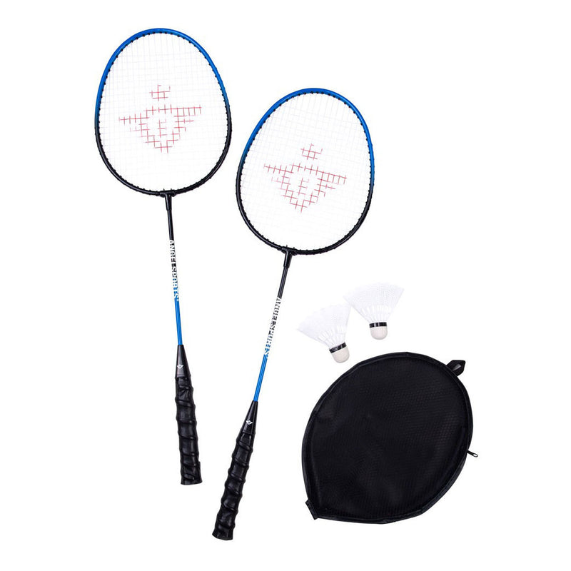 Afbeelding laden in galerijviewer, Badmintonset - 2 shuttles en 2 rackets