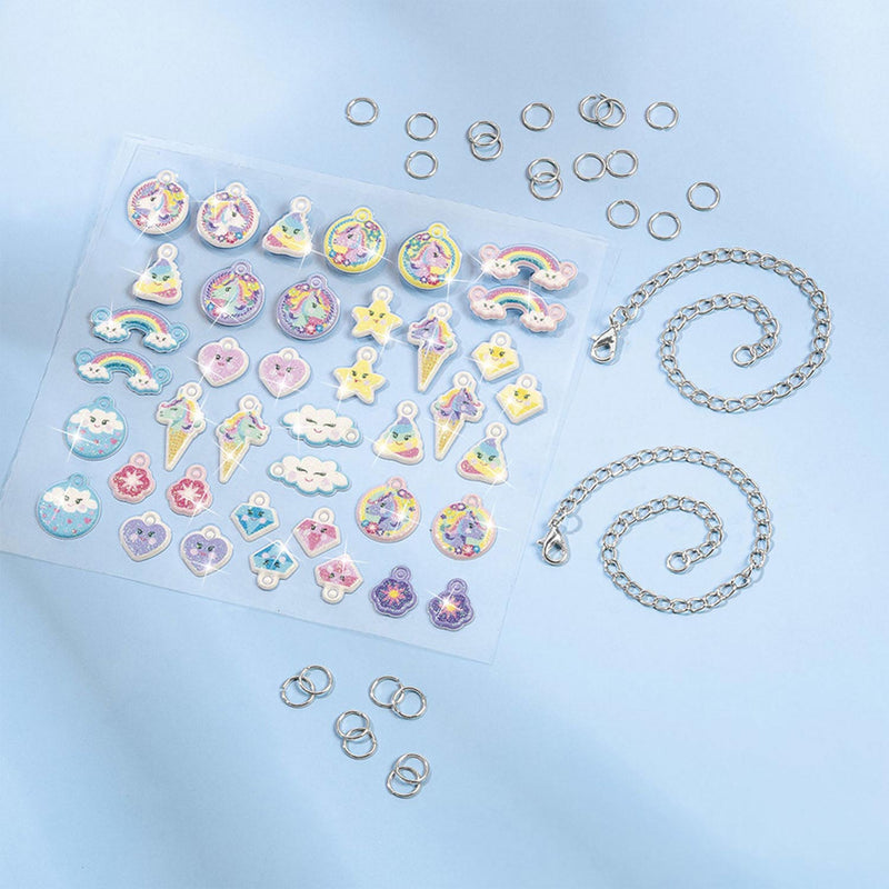 Afbeelding laden in galerijviewer, Totum eenhoorn - puffy bedelarmbandjes