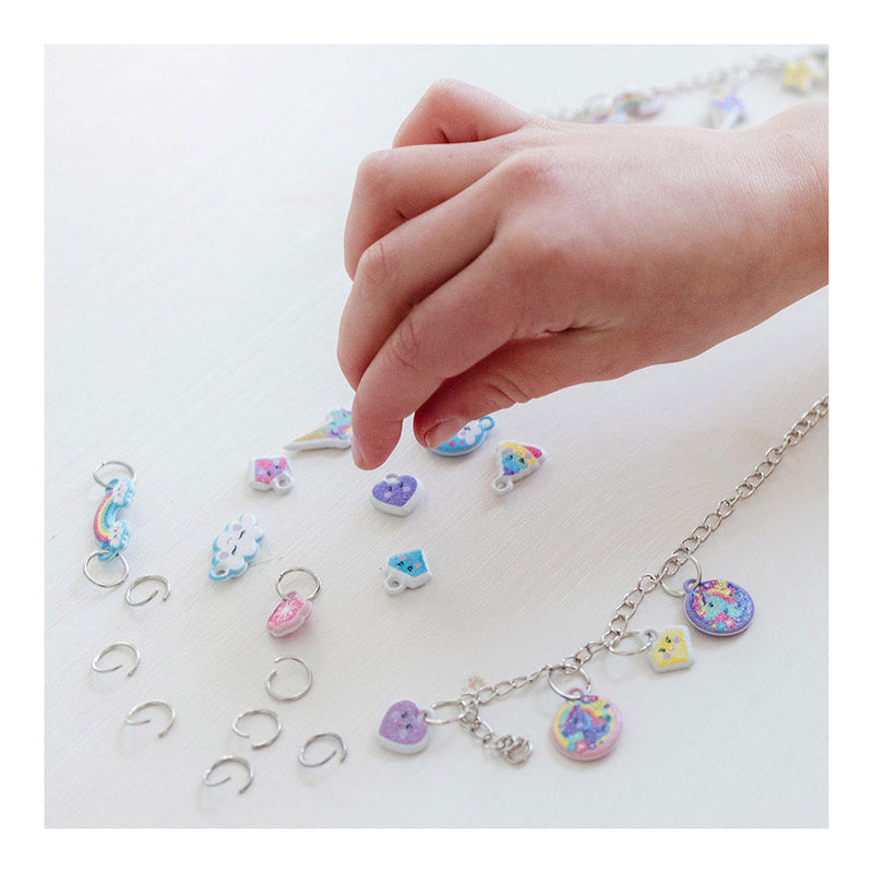 Afbeelding laden in galerijviewer, Totum eenhoorn - puffy bedelarmbandjes