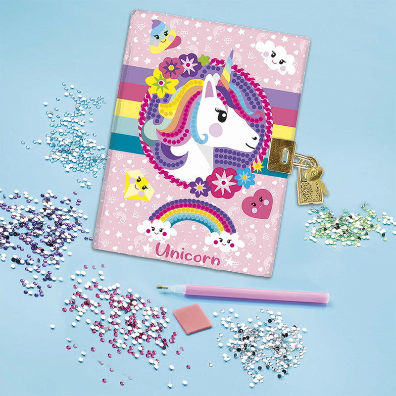 Chargez l'image dans la visionneuse de la galerie, Totum unicorn geheim dagboek met slot vriendenboek | secret diary diamond painting knutselen | speelgoed meisjes cadeau tip