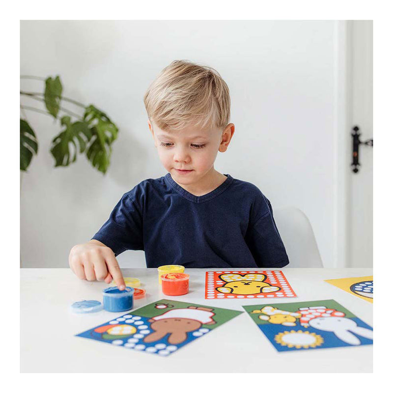 Chargez l'image dans la visionneuse de la galerie, Bambolino nijntje creatief met vingerverf - creatief speelgoed knutselen junior peuter kleuter - vanaf 2 jaar - cadeautip junior