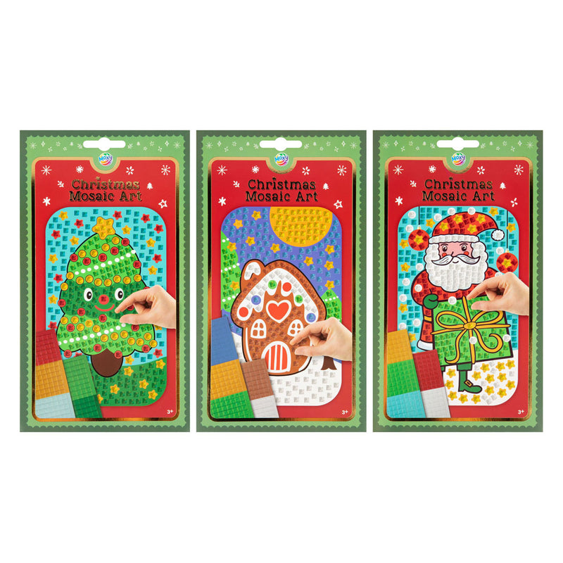 Afbeelding laden in galerijviewer, Creative craft group mozaiek kunst kerstmis - a5