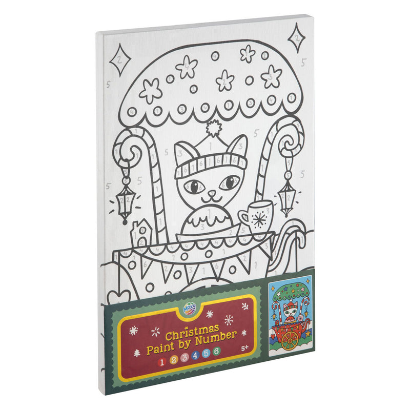 Afbeelding laden in galerijviewer, Creative craft group schilderen op nummer canvas kerstmis - a4