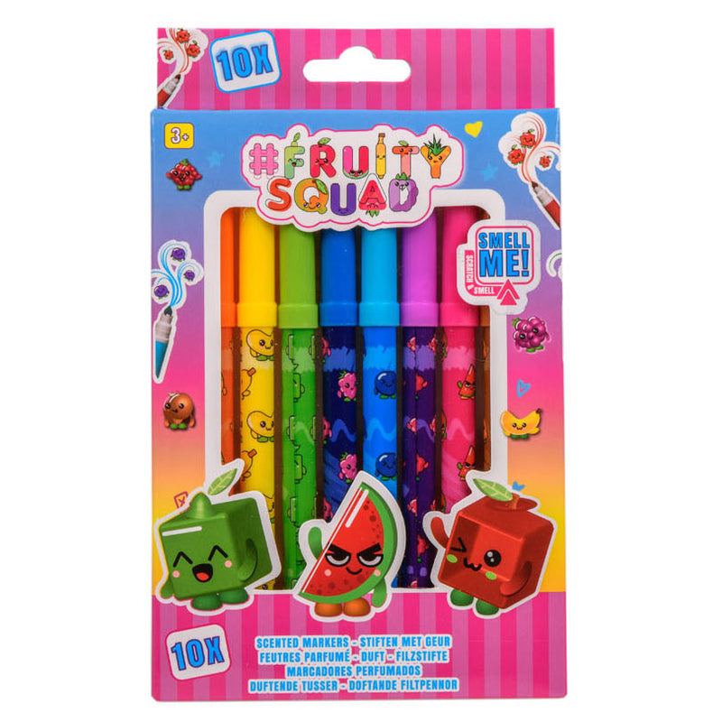 Load image into Gallery viewer, Canenco Fruity Squad Stiften Supertip met Geur, 10st.