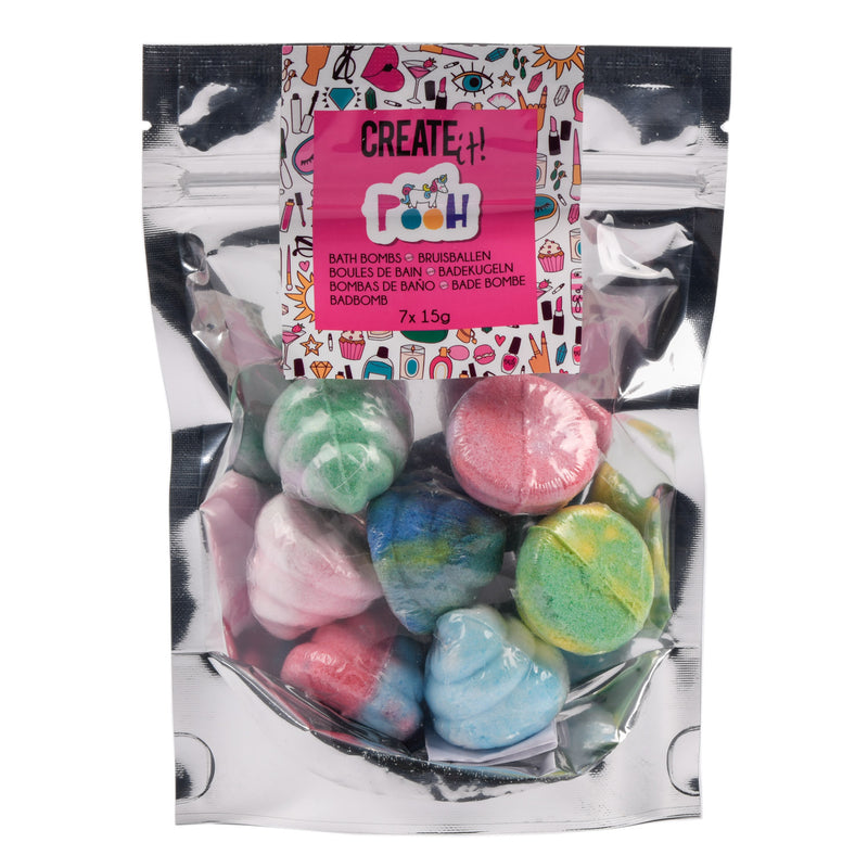 Load image into Gallery viewer, Create it! beauty bruisballen eenhoorn 7-pack