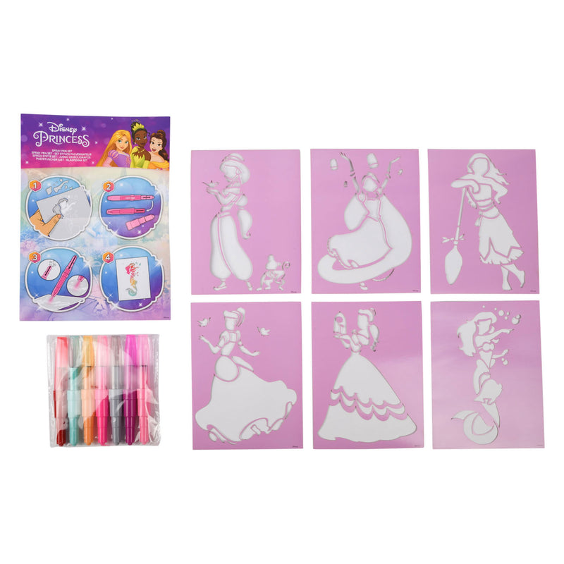 Load image into Gallery viewer, Canenco disney princess blaaspennen set