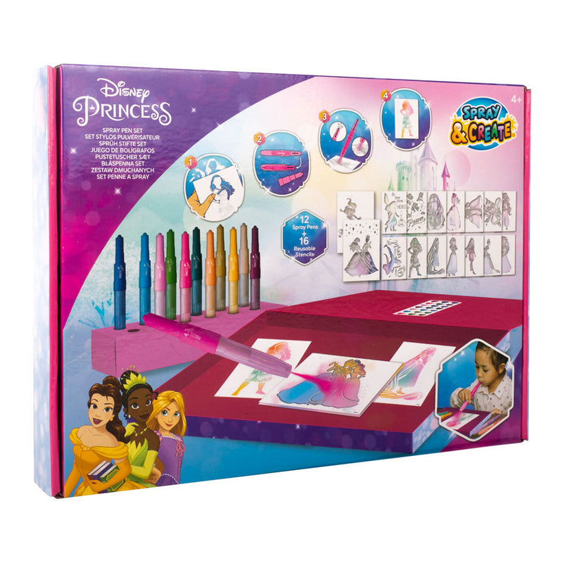 Afbeelding laden in galerijviewer, Disney princess blaaspennen set deluxe