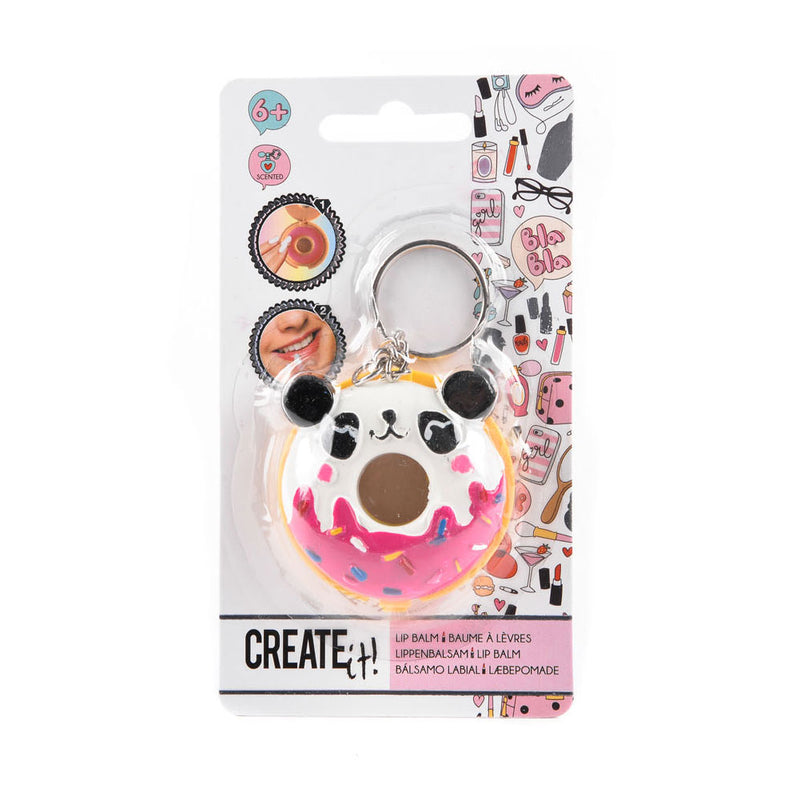 Cargue la imagen en el visor de la galería, Create it! beauty sleutelhanger donut met lippenbalsem