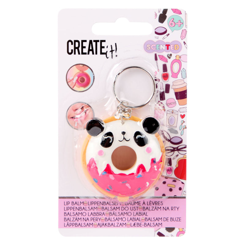 Afbeelding laden in galerijviewer, Create it! beauty sleutelhanger donut met lippenbalsem