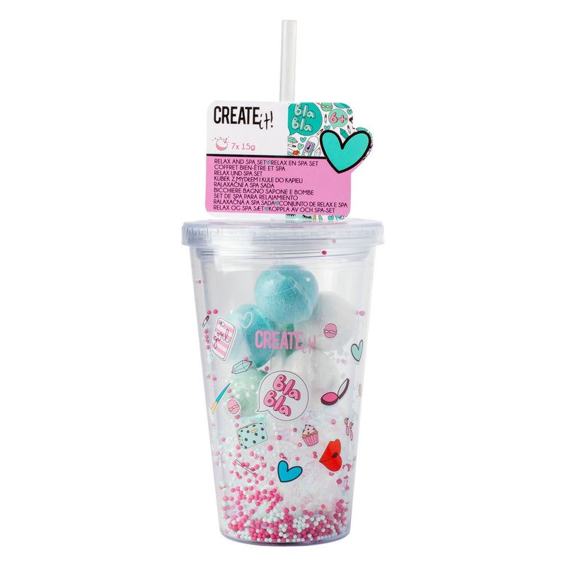 Load image into Gallery viewer, Create it! beauty drinkbeker zeep en bruisballen