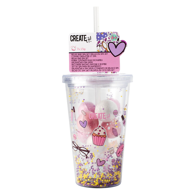 Load image into Gallery viewer, Create it! beauty drinkbeker zeep en bruisballen