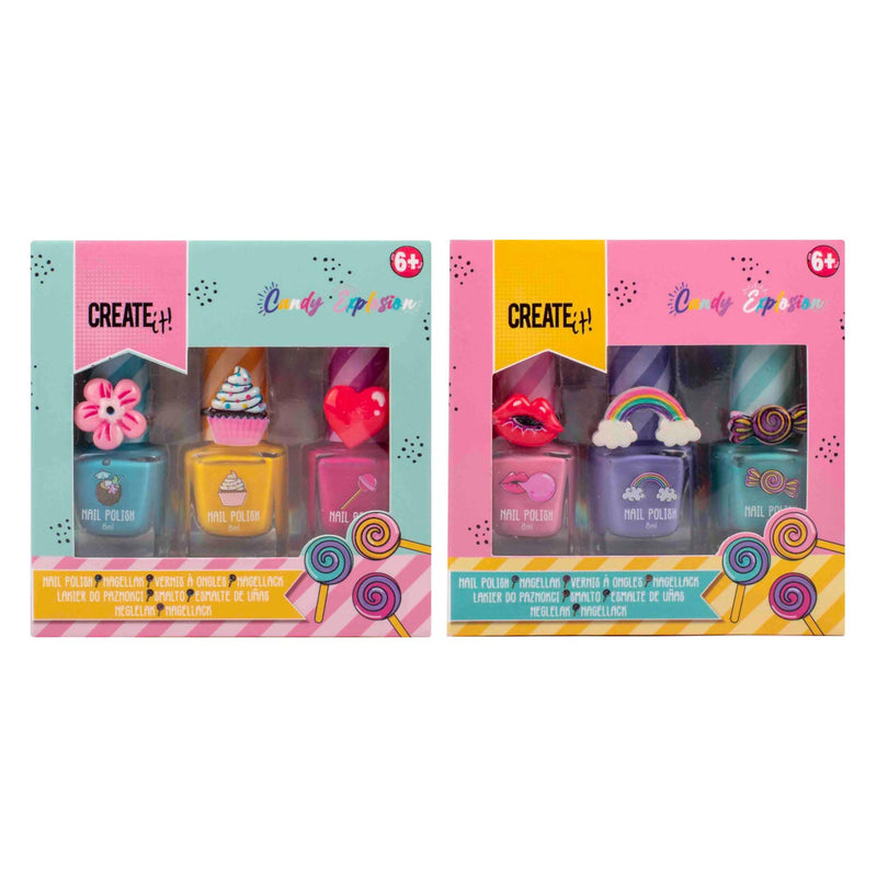Afbeelding laden in galerijviewer, Create it! candy explosion nagellak, 3st.