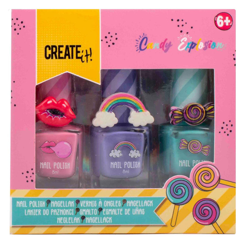 Afbeelding laden in galerijviewer, Create it! candy explosion nagellak, 3st.