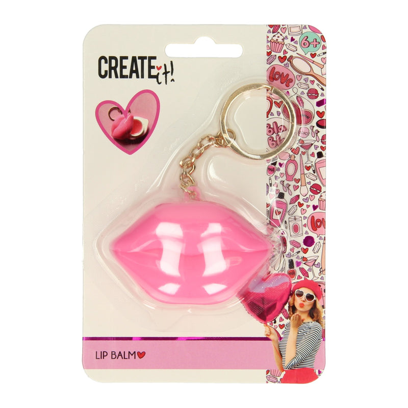 Load image into Gallery viewer, Create it! hart lippenbalsem sleutelhanger