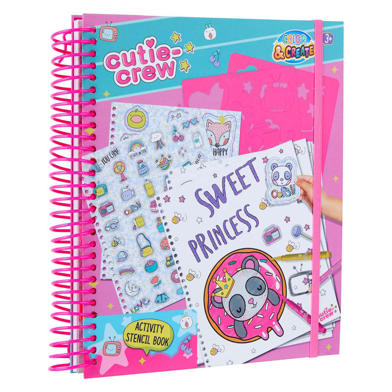 Load image into Gallery viewer, Canenco cutie crew sjabloon activiteiten kleurboek