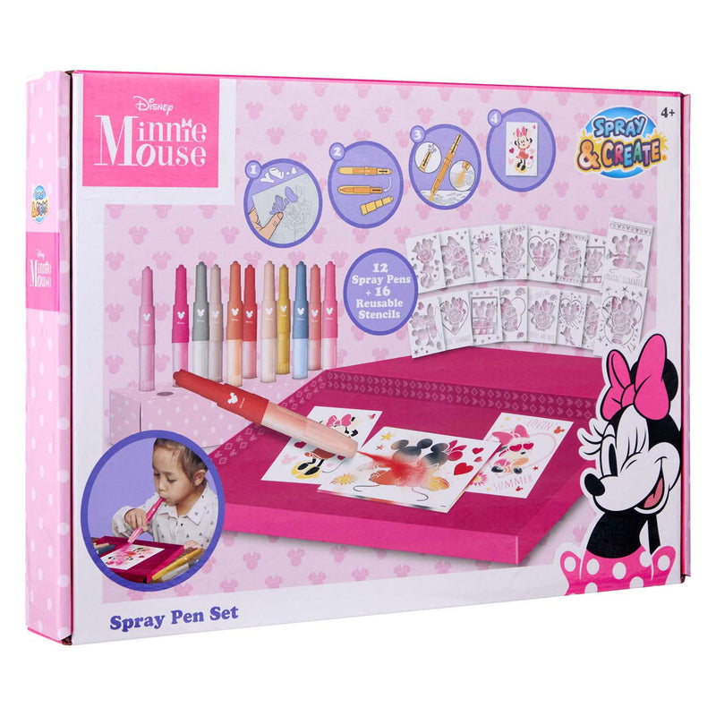 Afbeelding laden in galerijviewer, Canenco minnie mouse blaaspennen deluxe set