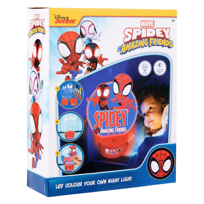 Afbeelding laden in galerijviewer, Disney spidey maak je eigen led nachtlampje