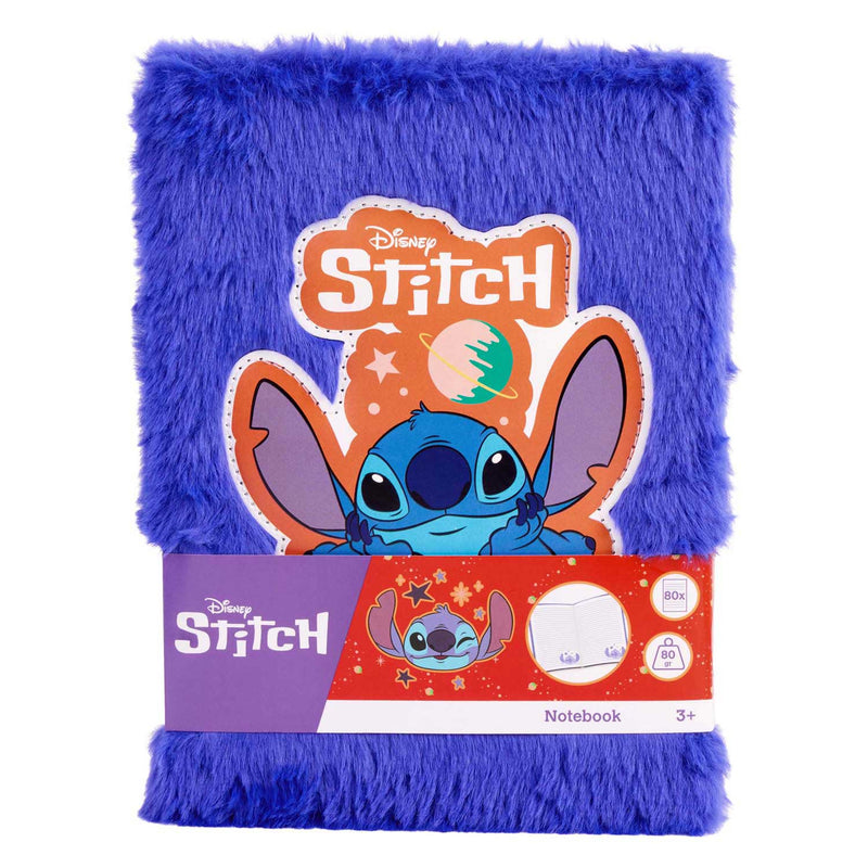Load image into Gallery viewer, Canenco stitch pluche notitieboek donkerblauw