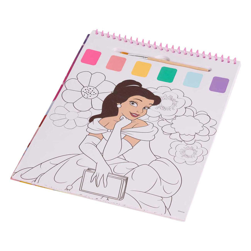 Load image into Gallery viewer, Canenco disney princess water verfset boek - incl kwast