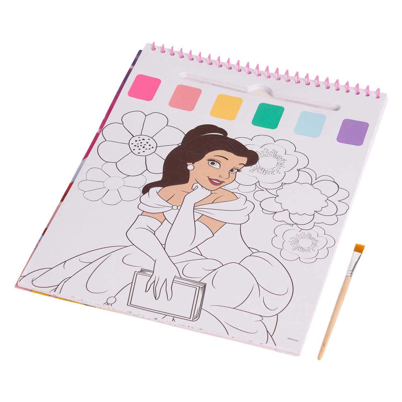 Load image into Gallery viewer, Canenco disney princess water verfset boek - incl kwast