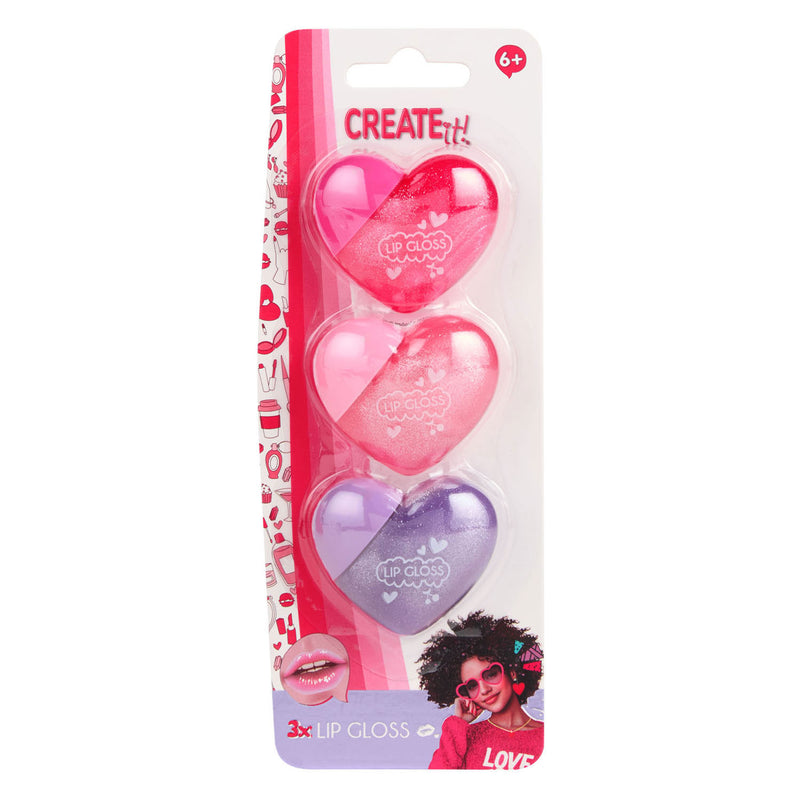 Chargez l'image dans la visionneuse de la galerie, Canenco create it! love lipgloss hartjes - 3st.