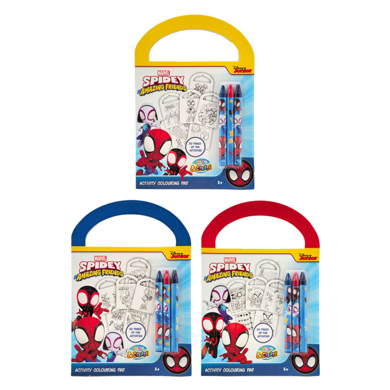 ギャラリービューアに画像をロードする, Canenco spidey activiteitenboek - incl. 3 kleurpotloden