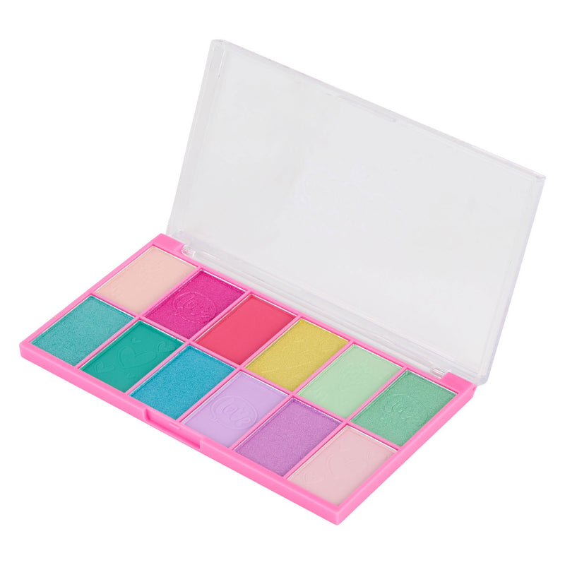 Chargez l'image dans la visionneuse de la galerie, Canenco create it! oogschaduw palet regenboog roze - 12dlg.