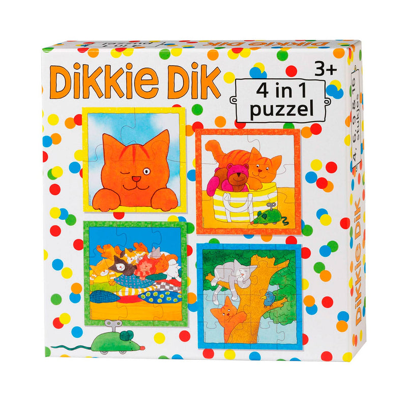 Load image into Gallery viewer, Bambolino dikkie dik puzzel, 4in1