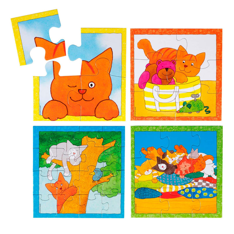 Load image into Gallery viewer, Bambolino dikkie dik puzzel, 4in1