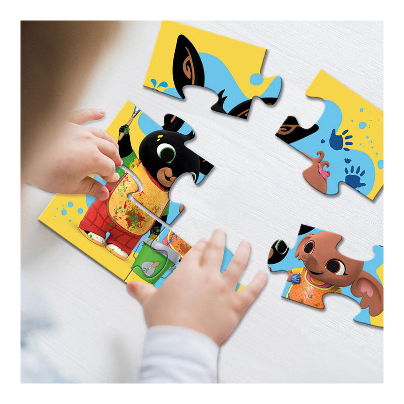 Afbeelding laden in galerijviewer, Bambolino bing puzzel 4 in 1 educatief peuter speelgoed - kinderpuzzel 4x6x9x16 stukjes leren puzzelen - cadeautip puzzel 3 jaar en ouder - toys