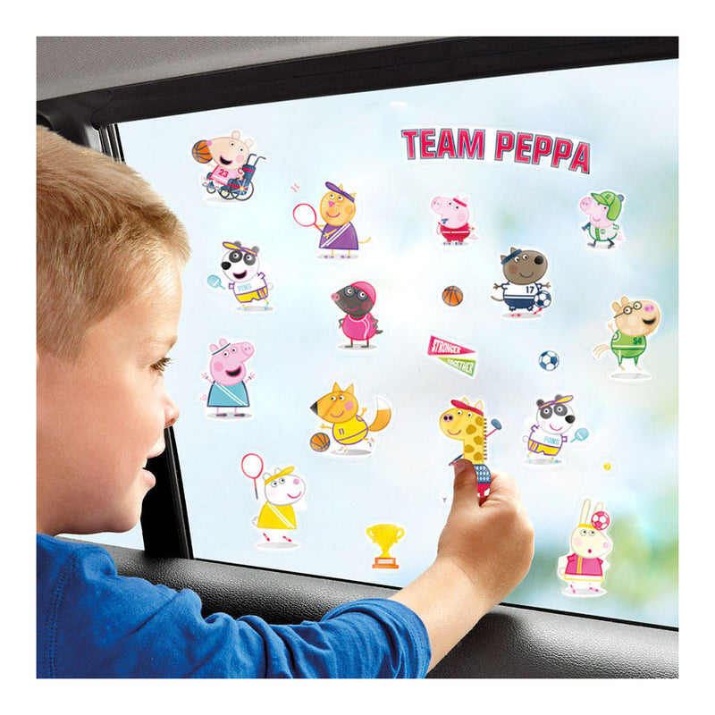 Load image into Gallery viewer, Bambolino toys peppa pig raamstickers