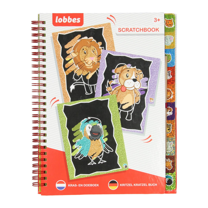 Load image into Gallery viewer, Lobbes kras- en doeboek dieren