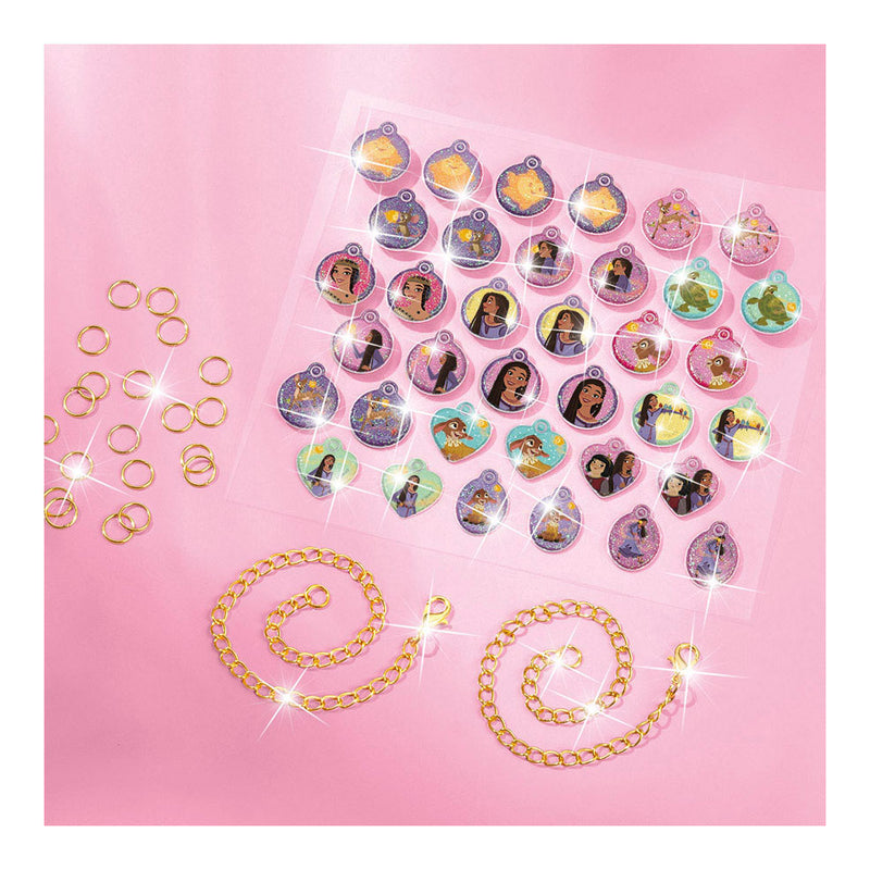 Load image into Gallery viewer, Disney Wish - Glitter Armbanden met Bedels Maken