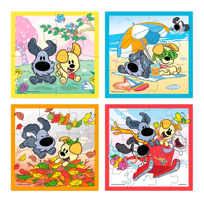 Load image into Gallery viewer, Bambolino woezel pip 4-1puzzel