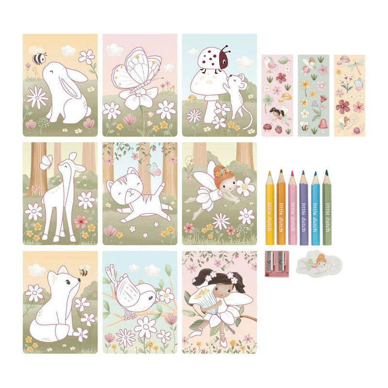 ギャラリービューアに画像をロードする, Little dutch kleurset rosa fairy garden - complete set - cadeautip - creatief speelgoed