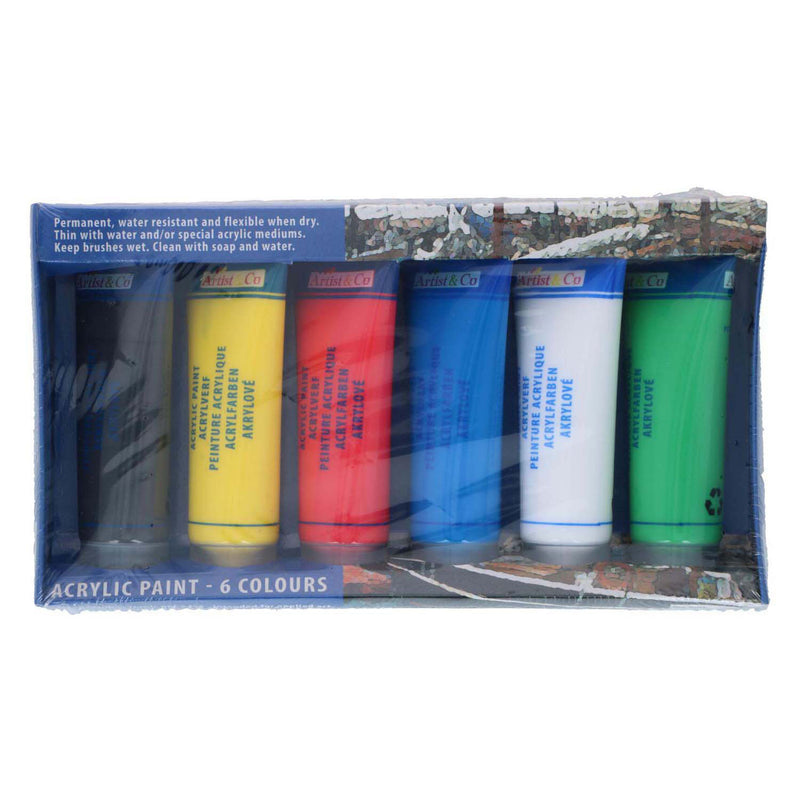 Cargue la imagen en el visor de la galería, Acrylverf in tube, 6st.