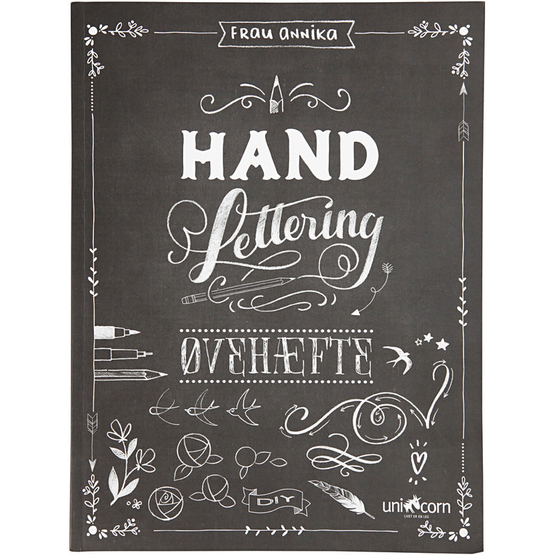 Chargez l'image dans la visionneuse de la galerie, Https: www.cchobby.nl handlettering-oefeningen-afm-21x28-cm-dikte-1-cm-aantal-pagina-s-63-1-stuk-deense-tekst