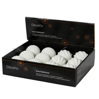 Laden Sie das Bild in Galerie -Viewer, Kerstbal op draad foam 2assdia8cm | 12 stuks