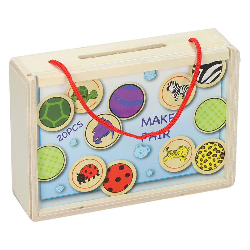 Load image into Gallery viewer, Marionettewood houten memory spel 20-delig