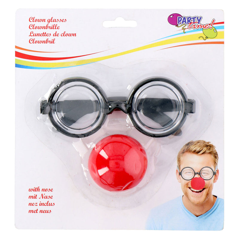 Afbeelding laden in galerijviewer, Clown bril en neus