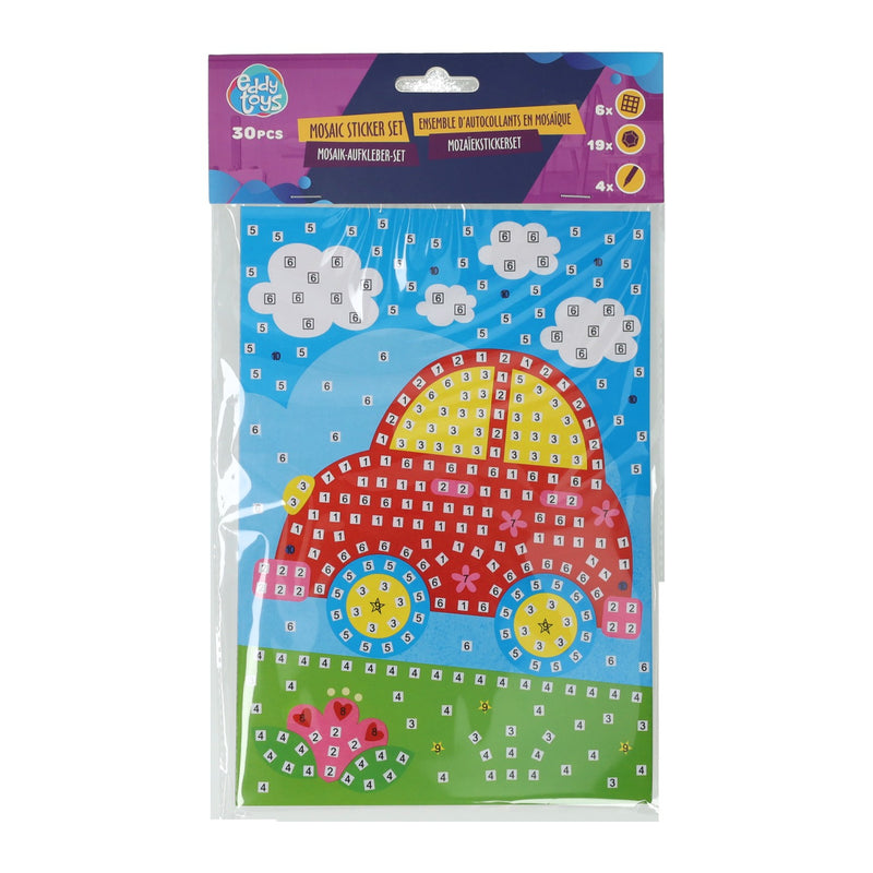 ギャラリービューアに画像をロードする, Sticker mozaiekset - incl. stickers en stiften
