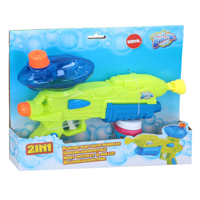 Afbeelding laden in galerijviewer, Eddy toys bubblez bellenblaas met waterpistool 2 in 1 - bubble gun met water shooter - bellenblaas speelgoed inclusief 50ml bellenblaas - buitenspeelgoed voor kinderen vanaf 3 jaar