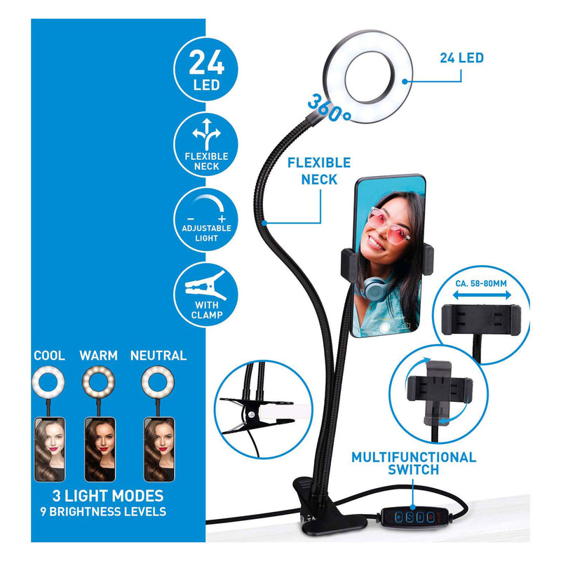 Cargue la imagen en el visor de la galería, Selfiestudio clip 2-in-1
