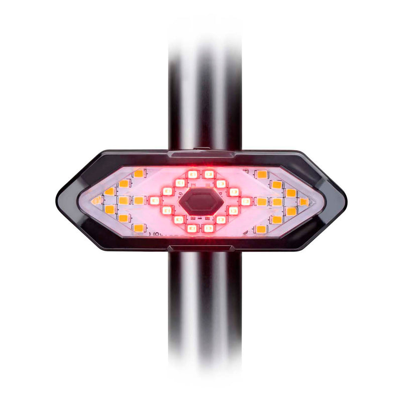 Cargue la imagen en el visor de la galería, Dunlop fietslamp met richtingaanwijzer