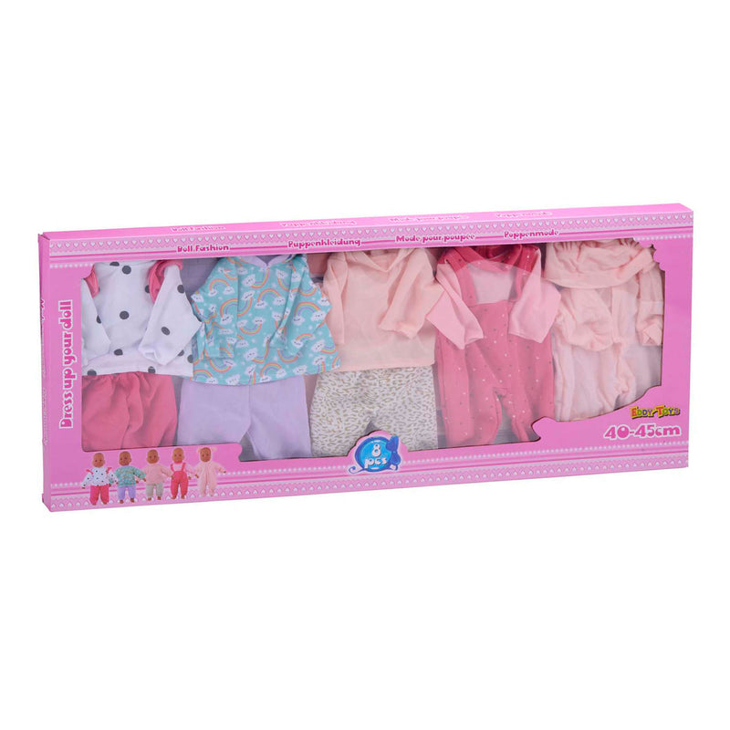 Afbeelding laden in galerijviewer, Poppenkleding set, 8dlg.